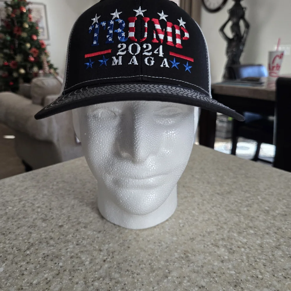 RICHARDSON TRUMP TRUCKER 2024 MAGA HAT.